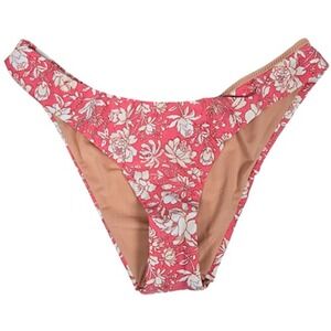 J. Crew Curved-waist cheeky bikini bottom in tossed floral‎ S NWT